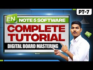 How to Use Note 5 in Digital Board | Digital Board Mastering Pt.7 | Note Software Kese Use Kare