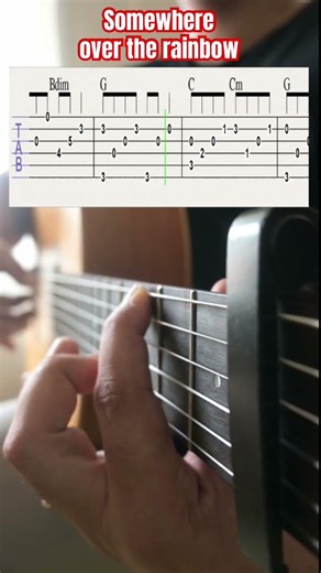 Somewhere Over The Rainbow Fingerstyle Guitar Cover #guitarsolo #guitarcover #fingerstyleguitar