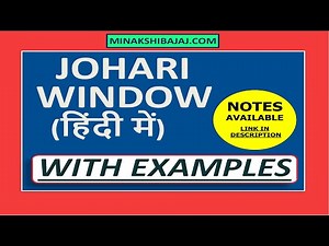 Johari Window (In Hindi) Transactional Analysis