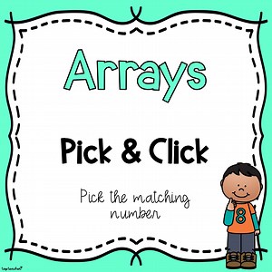 Match the Array Pick & Click POWERPOINT