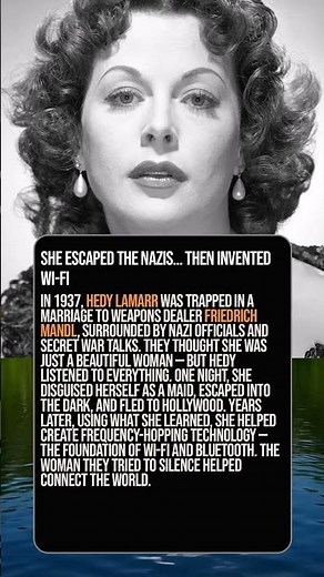 She Escaped the Nazis… Then Invented Wi Fi