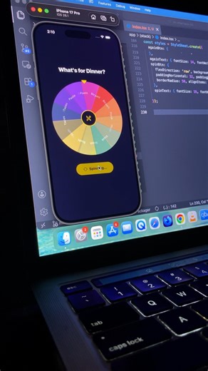 Can’t Decide What to Eat? I Built This React Native Wheel 🍛 (Reanimated + Skia)