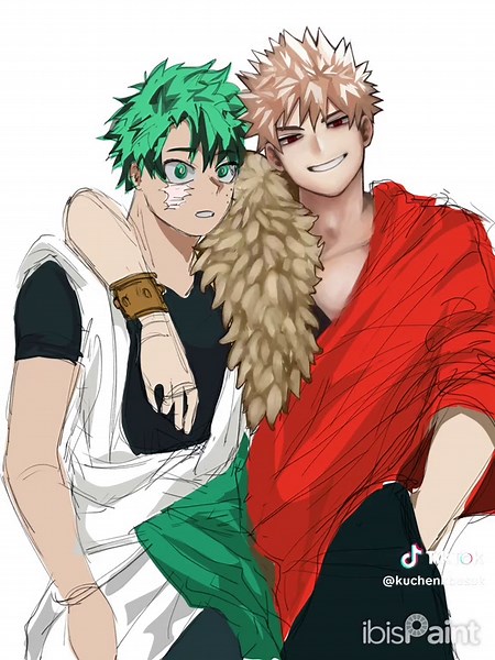 Timelapse Drawing of Bakugo and Midoriya Expressions