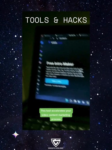 Instantly accelerate your video content marketing process with VideoCreek 🚀 https://growthkolony.com | Growth Kolony