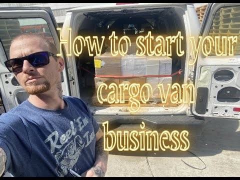 HOW TO START your own owner operator authority with a CARGO VAN starting your own business
