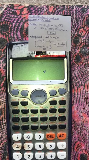#exercice#module #argument #calculatrice#casio😱