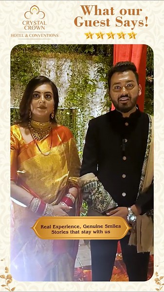 Best Wedding Reception Venue in Bhubaneswar | Hotel Crystal Crown | Real Reviews