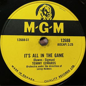 Tommy Edwards - It's All In The Game / Please Love Me Forever