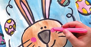Easter Bunny Directed Drawing