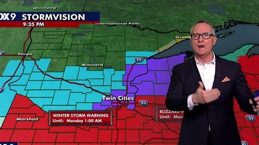 Minnesota winter storm: Blizzard conditions, school closings Monday
