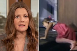 Drew Barrymore Recalls Tripping During Her Interview With Johnny Carson At Only 7 Years Old: “I Ate It”