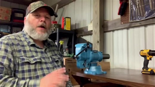 2.8K views · 15 reactions | Setting the foundation for serious work. This Capri Tools Bench Vise isn’t just mounted—it’s ready to take on whatever you throw at it. ⚒️ Jesse B Gear #CapriTools #BenchVise #ShopSetup #ToolSetup #WorkbenchSetup #DIYProjects | Capri Tools | Facebook