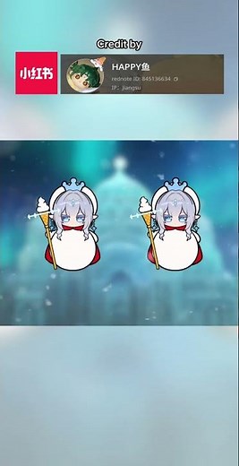"Tsaritsa as Mixue Ice Cream & Tea"【冰之女皇作為蜜雪冰城】 #genshinimpact #原神 #蜜雪冰城 #冰之女皇 #tsaritsa #meme