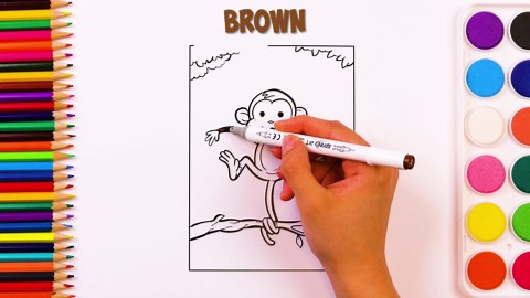 Monkey in a Tree Coloring in