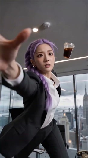 rumi and mira stage office comedy#kpop #rumi #mira