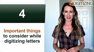 While Digitizing Letters| 4 Important Things To Consider