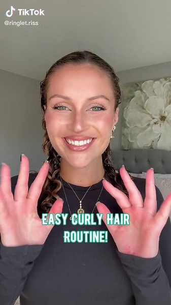 Simple Curly Hair Routine Tutorial
