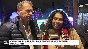 Chinook Blast returns amid warm weather in Calgary