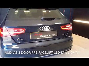 Upgraded this 2013 Audi A3 8V with sweeping dynamic indicators