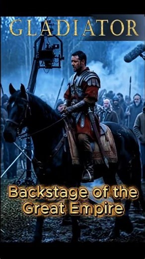 Legendary GLADIATOR: Backstage Magic #Gladiator #AI #maximus #Shorts