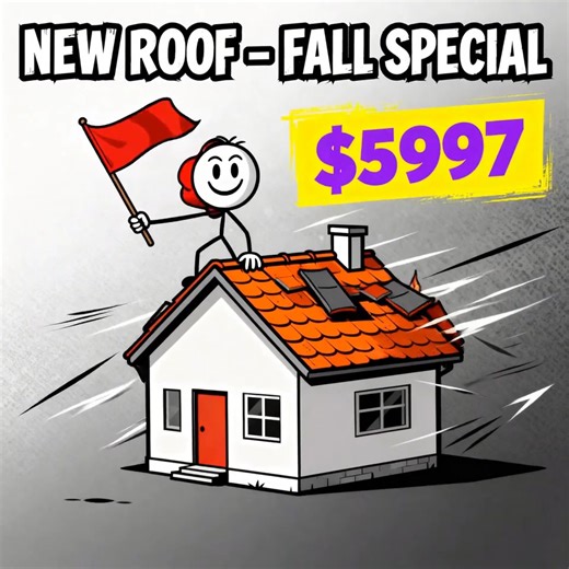 🏠 𝐅𝐥𝐨𝐫𝐢𝐝𝐚 𝐇𝐨𝐦𝐞𝐨𝐰𝐧𝐞𝐫𝐬... ☀️ 💰 $𝟓,𝟗𝟗𝟕 𝐟𝐨𝐫 𝐚 𝐫𝐨𝐨𝐟? Sure, it depends on the size. Some roofs cost $𝟏𝟎𝐊, $𝟐𝟎𝐊, 𝐨𝐫 𝐞𝐯𝐞𝐧 $𝟑𝟎𝐊. But 𝐨𝐮𝐫 𝐫𝐨𝐨𝐟𝐬 𝐚𝐫𝐞 𝐦𝐨𝐫𝐞 𝐚𝐟𝐟𝐨𝐫𝐝𝐚𝐛𝐥𝐞 than most of our competitors. Here’s why 👇 🚫 We’re 𝐧𝐨𝐭 𝐚 𝐛𝐢𝐠 𝐜𝐨𝐦𝐩𝐚𝐧𝐲 with 20 offices, 50 trucks, and 100 billboards. 💪 We run 𝐥𝐞𝐚𝐧, 𝐬𝐦𝐚𝐫𝐭, 𝐚𝐧𝐝 𝐞𝐟𝐟𝐢𝐜𝐢𝐞𝐧𝐭. 👷‍♂️ We have a 𝐬𝐦𝐚𝐥𝐥, 𝐬𝐤𝐢𝐥𝐥𝐞𝐝 𝐭𝐞𝐚𝐦 and run our own crews. 📈 We 𝐦