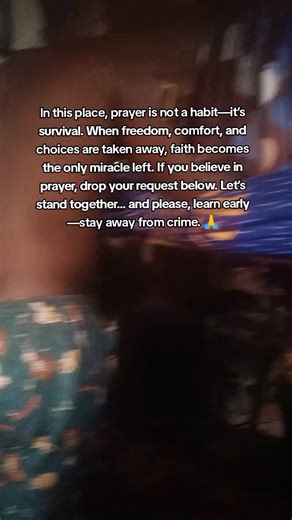 When everything is taken away… prayer becomes your only miracle. Want more answered prayers? Sharing your requests invites divine help. Here, we don’t have control over time, freedom, or comfort. So we write. We pray. We wait on God. Sharing prayer requests builds strength, hope, and community. When one person prays, heaven listens—but when many pray, faith rises. This is how we pray here—raw, honest, no pride. Hopes. Fears. Regrets. Faith. I’ve seen prayers answered when nothing else worked. Wh