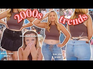 millennial tries gen z trends that came back to haunt us (low rise jeans, belly chains, & MORE!)
