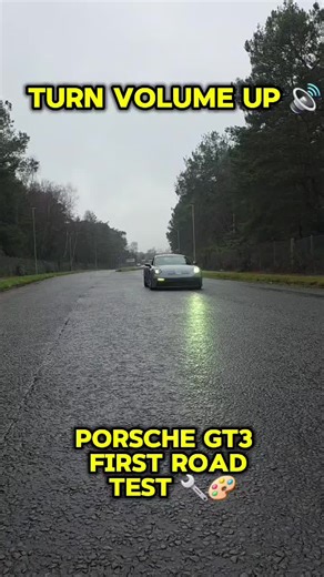 Porsche GT3 first road test 🔊🔧🎨 - We've put a lot of long hours in this car as a team working on a dream supercar like this. Follow for the full build on the GT3 Lets go 🚀💨 @ethanoverton More build posts incoming 🤝 #Cars #porschegt3 #mechanic #bodyshop #garage