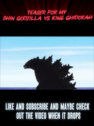 (Shin vs Ghidorah Part 2) Teaser #shingodzilla #ghidorah #monsterverse #godzilla #sticknodes #dc2
