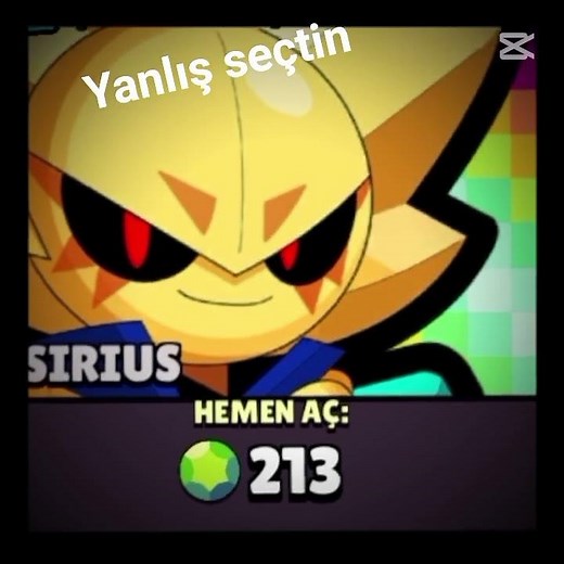 Yanlış seçtin😡😡 #brawlstars #sirius #ytdayibenionecikarnolur #gaming #keşfetteyiz #games