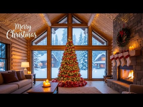 Peaceful Christmas Carols, Soft Holiday Christmas Music "Christmas in Vermont"
