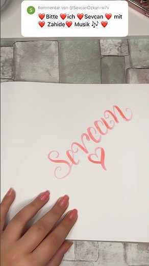 SCHÖNSCHRIFT -ganz EASY 💖 #handwriting #letteringbyfee #shortsfeed