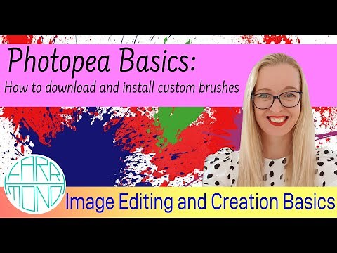 Download and install Custom Brushes in Photopea