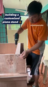 building a customized piano stand 👌 #sirjamesenato #sirjamesenato #teacherwoodworker #woodworkingteacher #woodworkingtips #woodworkingtools #woodworker #customizedfurniture #fblifestyle | Sir James Enato