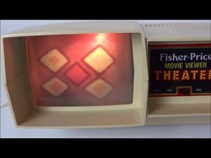 Sesame Street Numbers on Vintage Fisher Price Movie Viewer