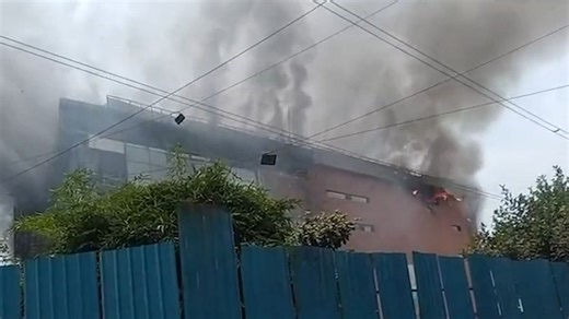 Navi Mumbai: Fire Breaks Out At Under-Construction Theatre In Airoli; Doused In 2 Hours, No Casualties Reported | VIDEO