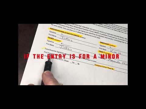 USEF Entry Agreement and Liability Waiver 2026