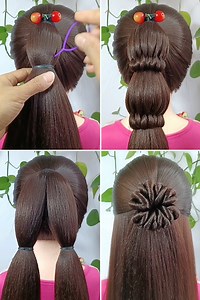 3.7M views · 41K reactions | Stylish Hairstyle Tutorials - Easy to Make | DIY Hacks | Facebook