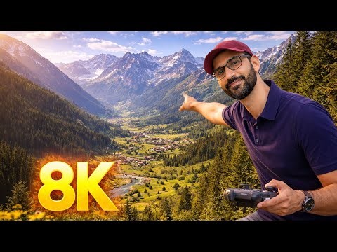 8K Ultra HD Nature Scenery: Relaxing Cinematic Landscapes with Calming Music | INSANE 8K Nature