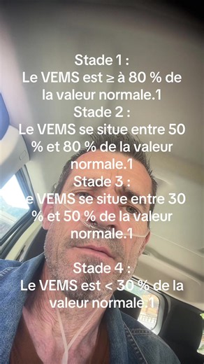 La BPCO et ses 4stades classification par VEMS #pourtoi #viral #santé #bpco