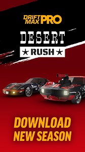 701 reactions · 6 comments | Dive into the Desert Rush! Drift Max PRO's new season is here with epic cars, decals, rims, and spoilers. Are you ready to conquer the road?  #DriftMaxPRO #DesertRush #Drift #Drifting | Drift Max Pro | Facebook