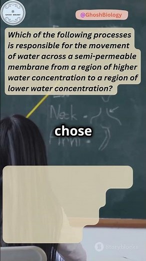 "Understanding Osmosis: How Water Moves Across Membranes 🌊 | Quick Biology Quiz" || ‪@GhoshBiology‬
