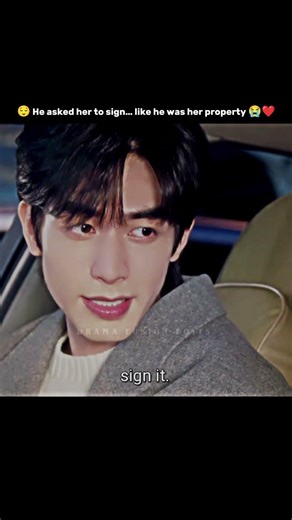 “😌He asked her to sign… like he was her property 😭❤️” #shineonme #cdrama