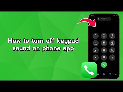 How to turn off keypad sound on phone app (Mute Keypad Sounds Fast)
