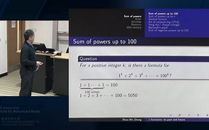 L-function: Its Past and Future - 张寿武