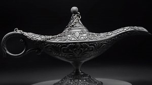 Aladdin Genie Lamp: Vintage Style Metal Home Decoration, More Colors In-store. - Etsy