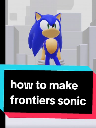 #sonicthehedgehog #sonic #howtomakesonic #roblox #howtomakesonicinroblox how to make frontiers sonic in roblox