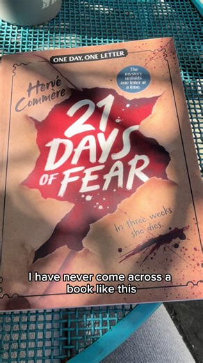The coolest book ever! 21 DAYS OF FEAR a letter for everyday. Unlock the mystery. Perfect for any thriller reader! Check out the link below. @Simon & Schuster #21daysoffear #mystery #thriller #booktok #thrillerbooks