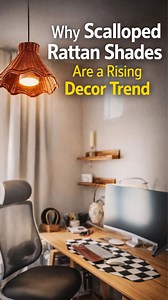Why scalloped rattan shades are a rising decor trend