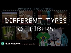 Different Types of Fibers | Middle School sciencen| Khan Academy